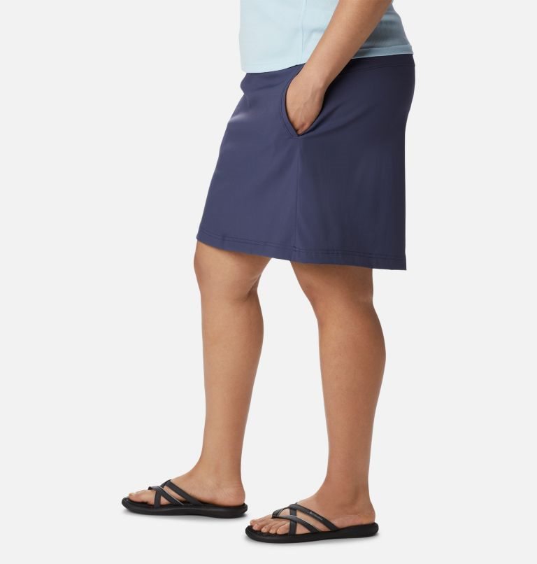 Women's Columbia On The Go Skorts Navy | Plus Size CA-DA438